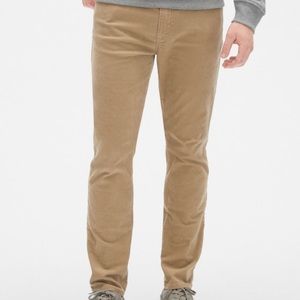 Gap Denim Men Slim Corduroy Pants 34x32